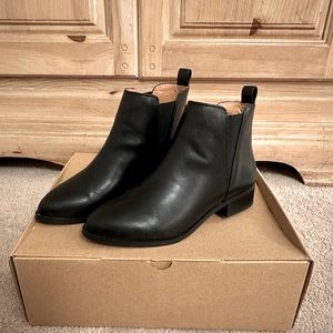 J.CREW Faux Leather Chelsea Boots